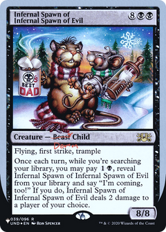 Infernal Spawn of Infernal Spawn of Evil (Unfinity Foil Edition) [The List]-1