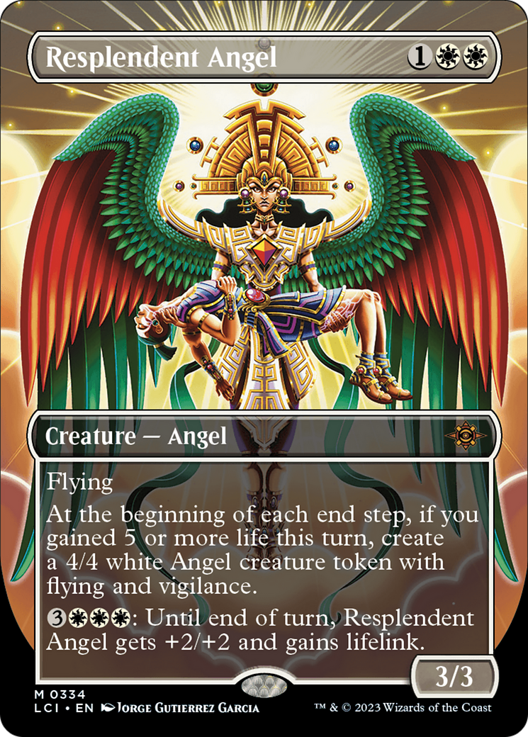 Resplendent Angel (Borderless) [The Lost Caverns of Ixalan]-1