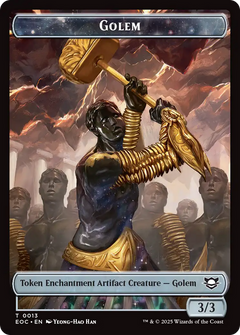Insect // Golem (0013) Double-Sided Token [Edge of Eternities Commander Tokens]-2