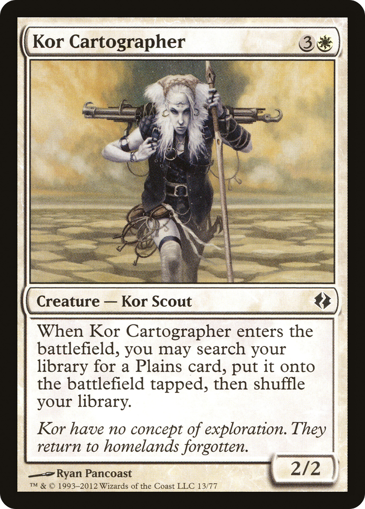 Kor Cartographer [Duel Decks: Venser vs. Koth]-1