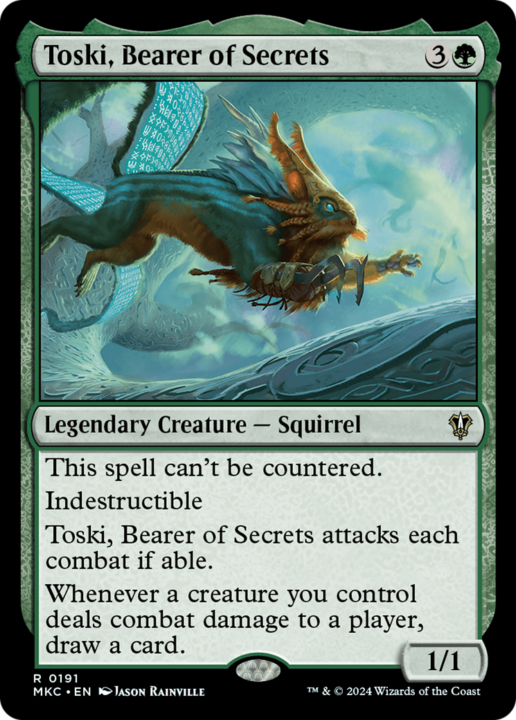 Toski, Bearer of Secrets [Murders at Karlov Manor Commander]-1