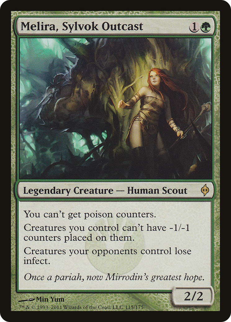 Melira, Sylvok Outcast [New Phyrexia]-1