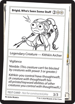 Brigid, Who's Seen Some Stuff [Mystery Booster 2 Playtest Cards]-1