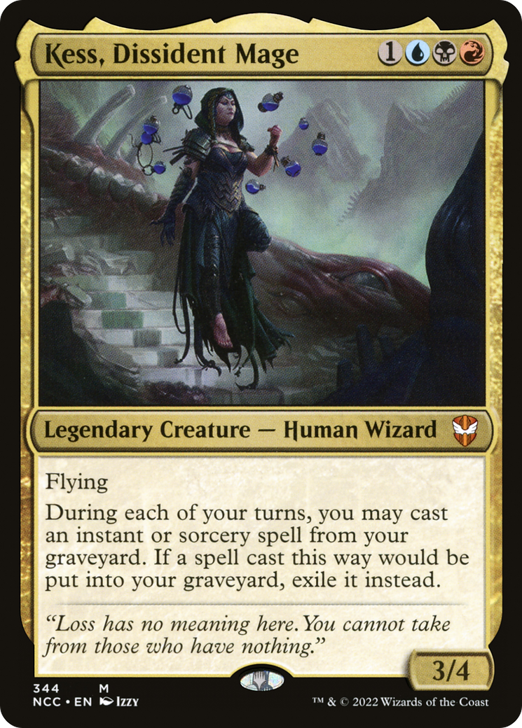Kess, Dissident Mage [Streets of New Capenna Commander]-1