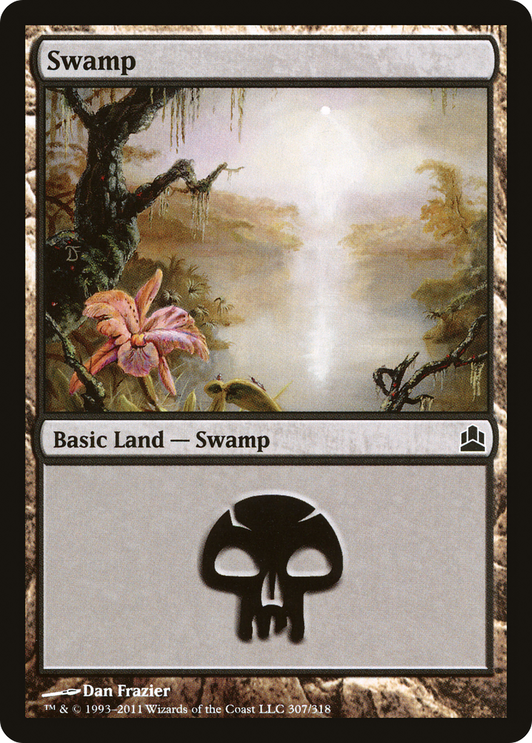 Swamp (307) [Commander 2011]-1