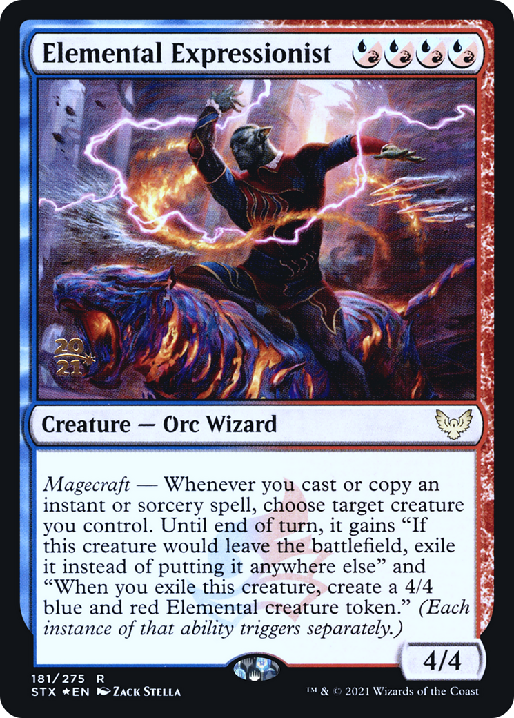 Elemental Expressionist [Strixhaven: School of Mages Prerelease Promos]-1