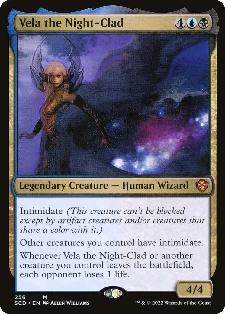 Vela the Night-Clad (SCD-256) - Starter Commander Decks-1