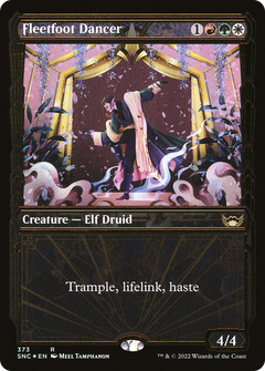 Fleetfoot Dancer (Showcase Golden Age Gilded Foil) [Streets of New Capenna]-1