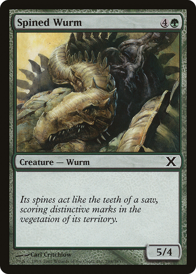 Spined Wurm [Tenth Edition]-1
