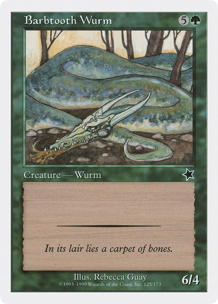 Barbtooth Wurm [Starter 1999]-1