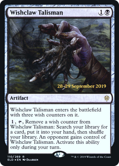 Wishclaw Talisman (PRE-110) - Throne of Eldraine Promos Foil-1