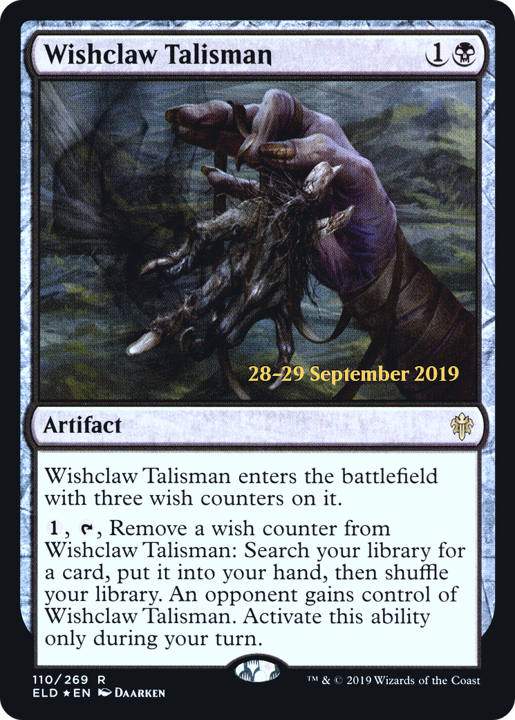 Wishclaw Talisman (PRE-110) - Throne of Eldraine Promos Foil-1