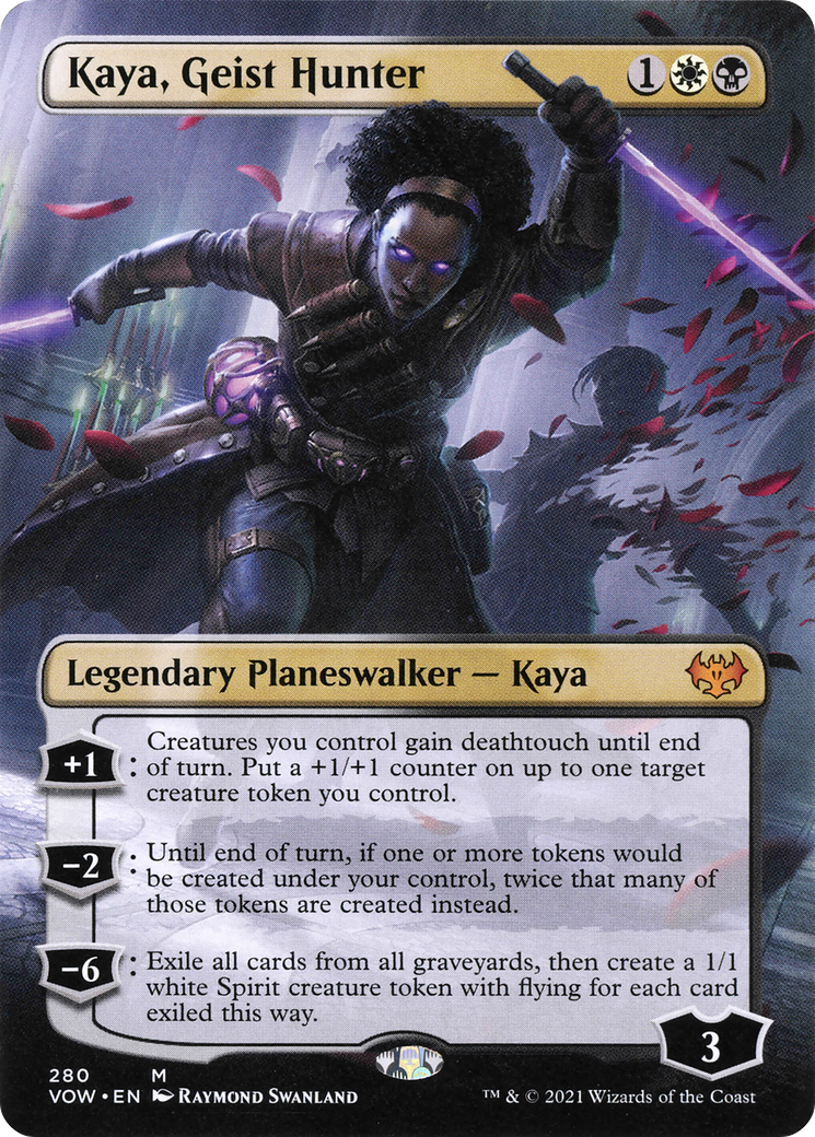 Kaya, Geist Hunter (Borderless) [Innistrad: Crimson Vow]-1