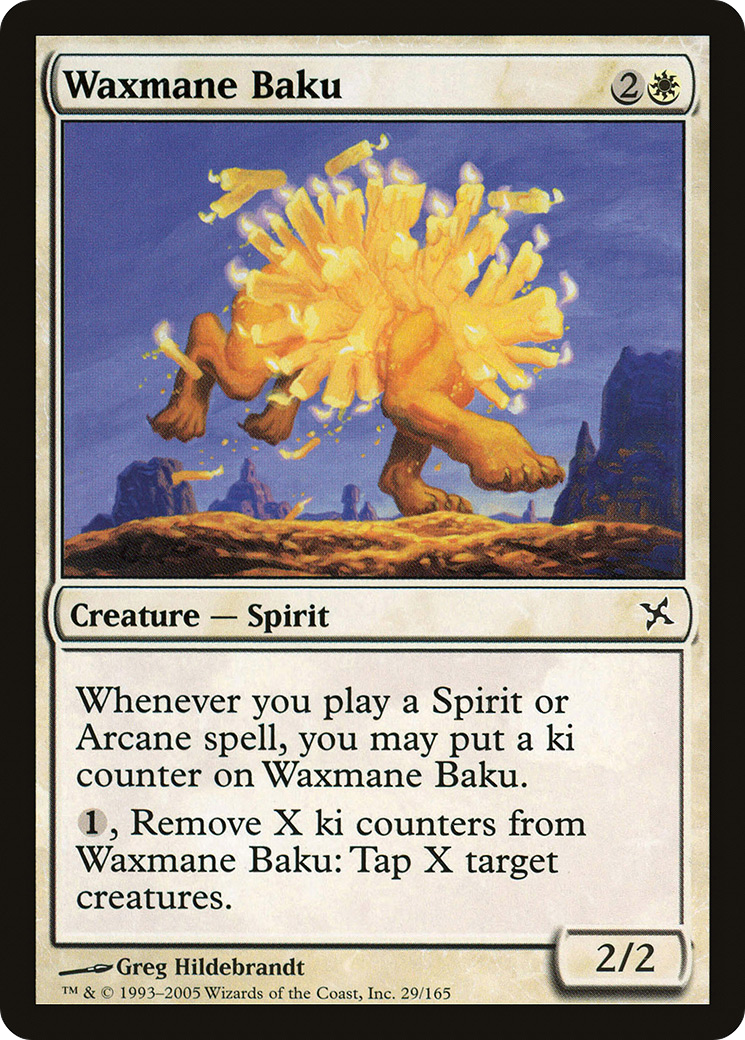 Waxmane Baku (BOK-029) - Betrayers of Kamigawa-1