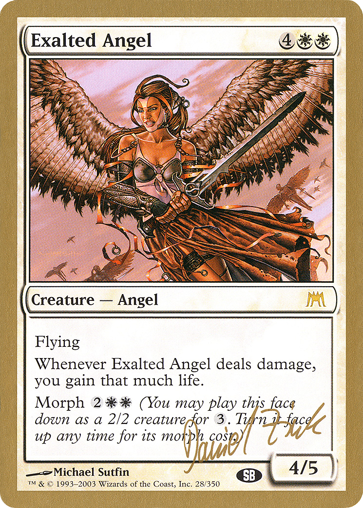 Exalted Angel - 2003 Daniel Zink (ONS) (SB) (WCD-) - World Championship Decks 2003-1