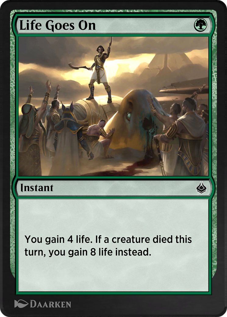 Life Goes On (AKR-199) - Amonkhet Remastered-1
