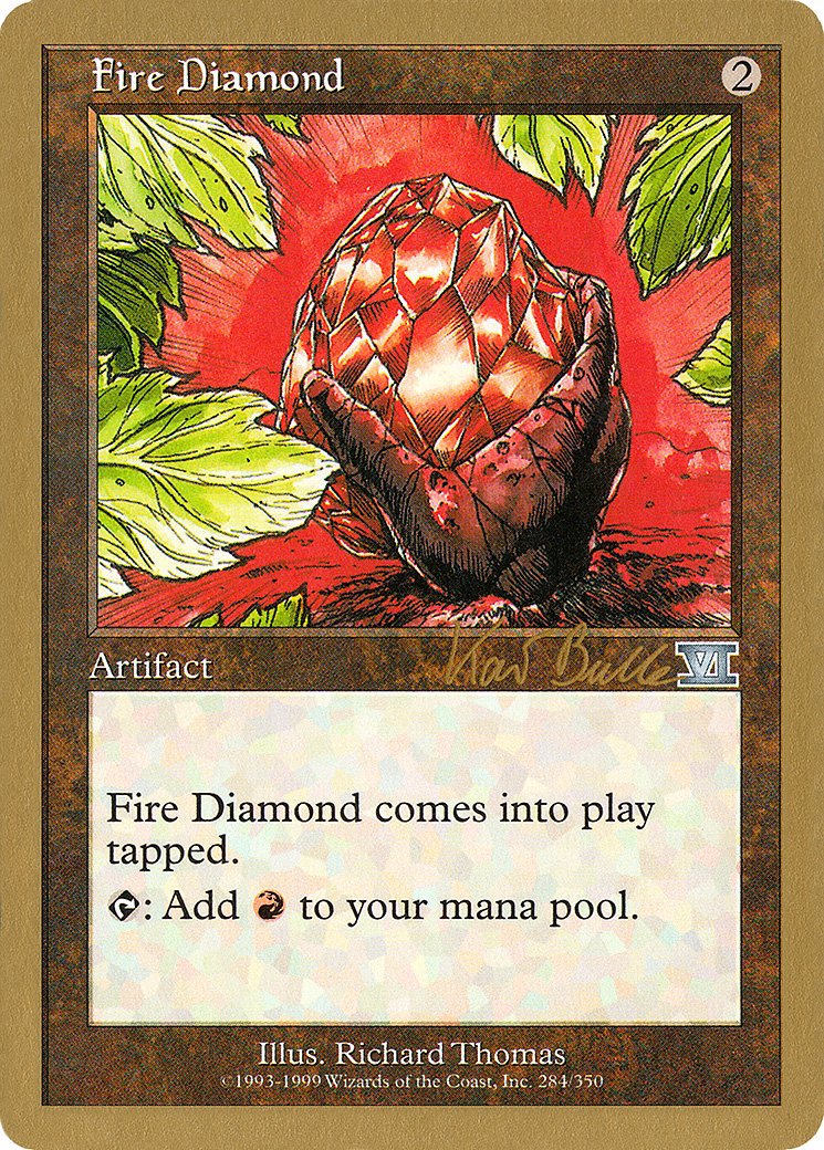 Fire Diamond - 1999 Kai Budde (6ED) (WCD-) - World Championship Decks 1999-1