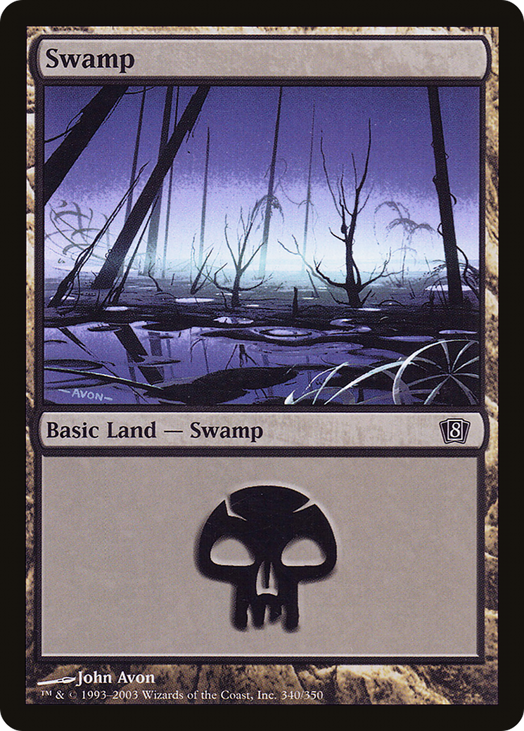 Swamp (340) [Eighth Edition]-1
