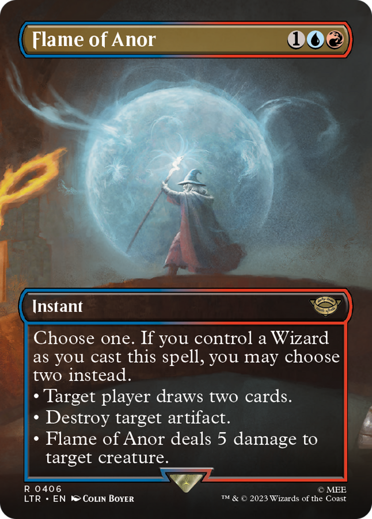 Flame of Anor (Borderless Alternate Art) [The Lord of the Rings: Tales of Middle-Earth]-1