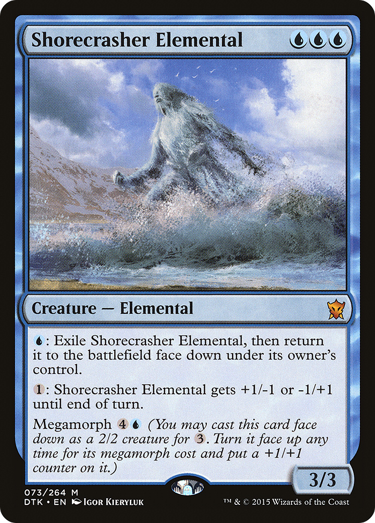 Shorecrasher Elemental [Dragons of Tarkir]-1