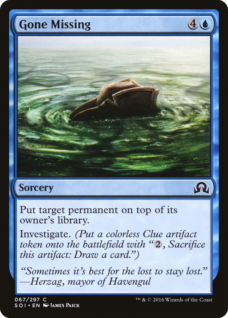 Gone Missing [Shadows over Innistrad]-1