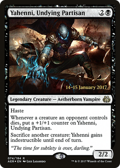 Yahenni, Undying Partisan (PRE-074) - Aether Revolt Promos Foil-1