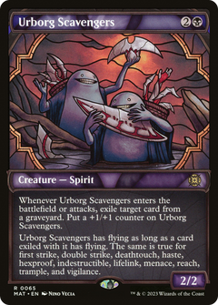 Urborg Scavengers (Showcase) (MAT-065) - March of the Machine: The Aftermath: (Showcase) Foil-1