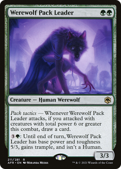 Werewolf Pack Leader (AFR-211) - Adventures in the Forgotten Realms Foil-1