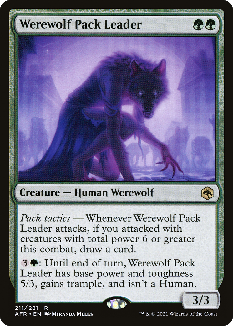 Werewolf Pack Leader (AFR-211) - Adventures in the Forgotten Realms-1