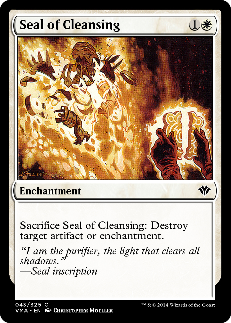 Seal of Cleansing (VMA-043) - Vintage Masters Foil-1