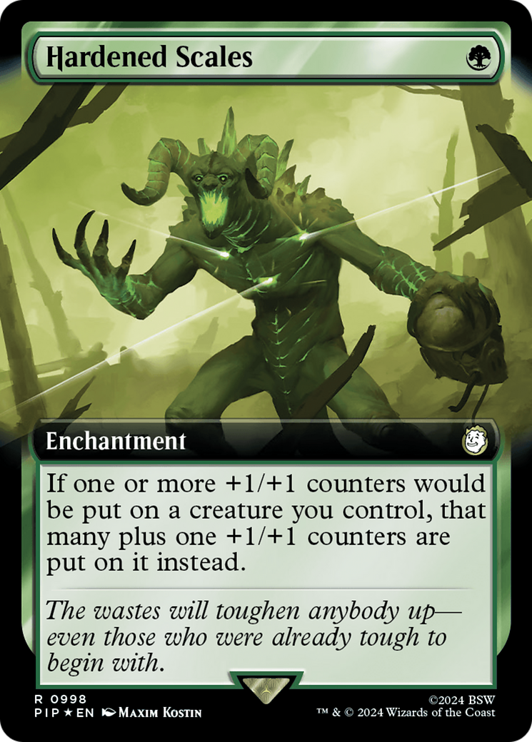 Hardened Scales (Extended Art) (Surge Foil) [Fallout]-1