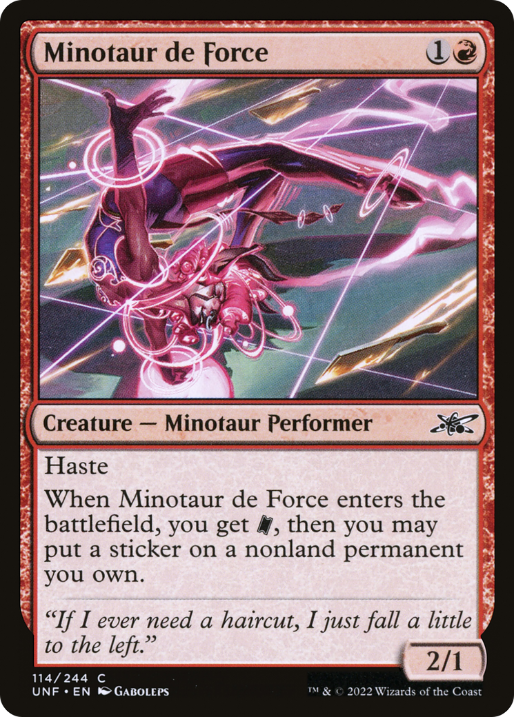 Minotaur de Force [Unfinity]-1