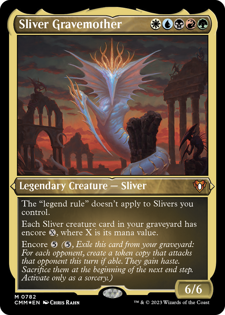 Sliver Gravemother (CMM-782) - Commander Masters Etched Foil-1