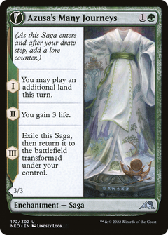 Azusa's Many Journeys // Likeness of the Seeker [Kamigawa: Neon Dynasty]-3