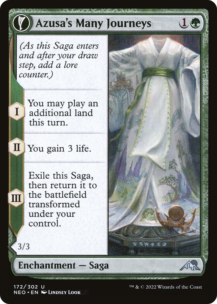 Azusa's Many Journeys // Likeness of the Seeker [Kamigawa: Neon Dynasty]-3