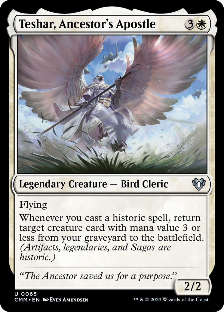 Teshar, Ancestor's Apostle [Commander Masters]-1