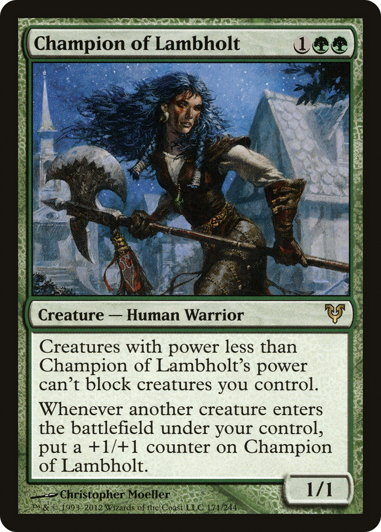 Champion of Lambholt [Avacyn Restored]-1