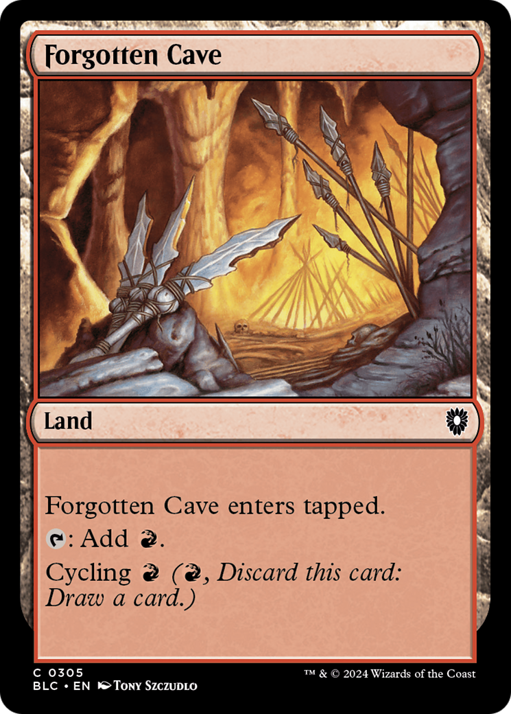 Forgotten Cave [Bloomburrow Commander]-1