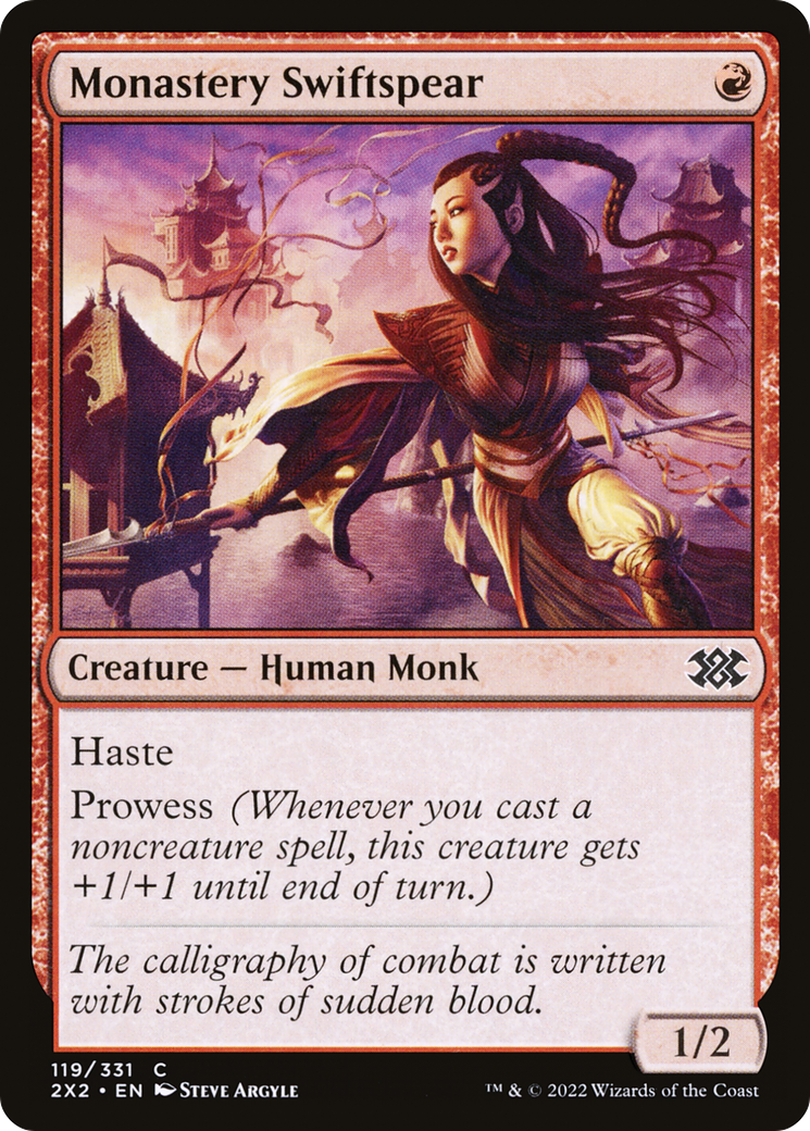 Monastery Swiftspear [Double Masters 2022]-1