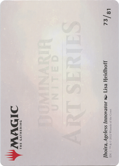 Jhoira, Ageless Innovator // Jhoira, Ageless Innovator (ADMU-073) - Dominaria United Art Series (Borderless) Foil-2