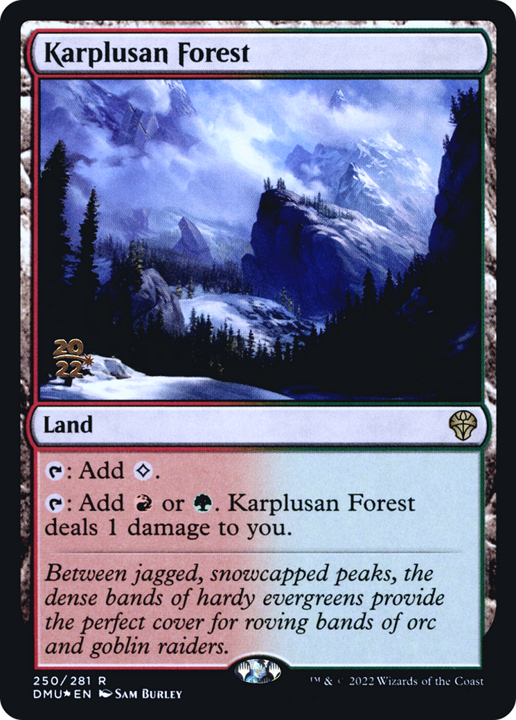 Karplusan Forest [Dominaria United Prerelease Promos]-1
