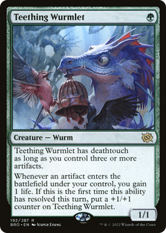 Teething Wurmlet (Promo Pack) [The Brothers' War Promos]-1