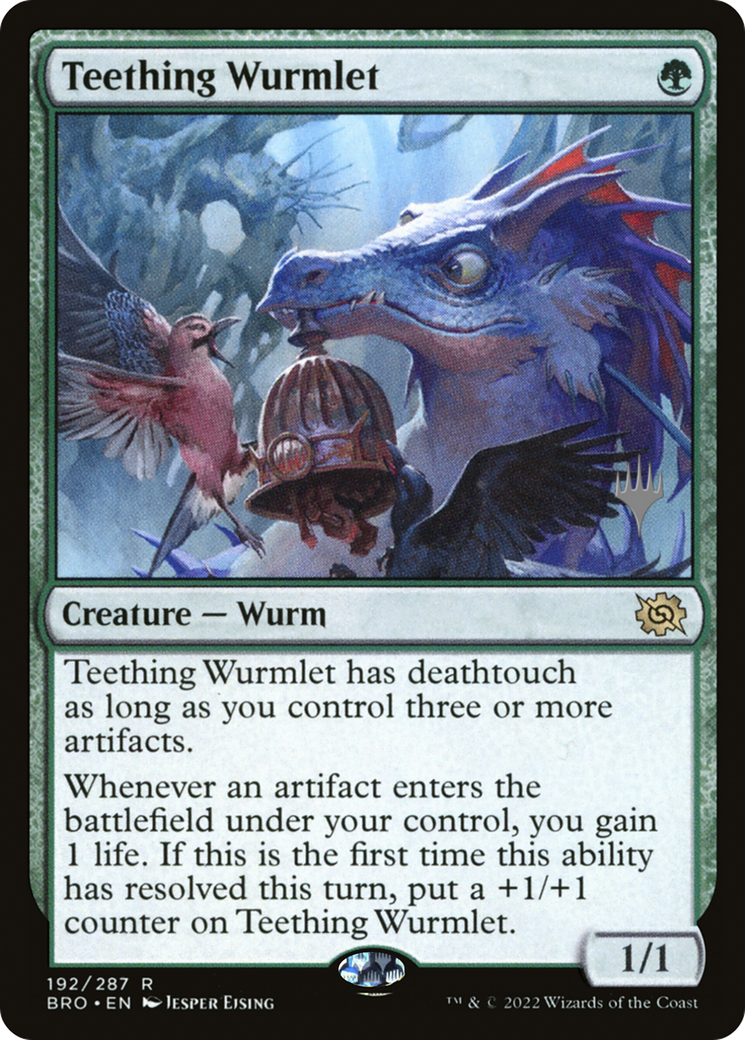 Teething Wurmlet (Promo Pack) [The Brothers' War Promos]-1
