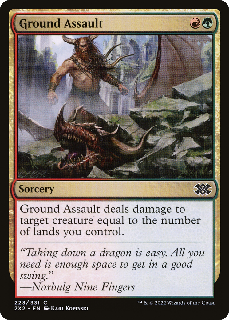 Ground Assault [Double Masters 2022]-1