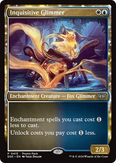 Inquisitive Glimmer (Promo Pack) [Duskmourn: House of Horror Promos]-1