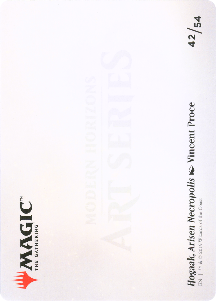 Hogaak, Arisen Necropolis // Hogaak, Arisen Necropolis (AMH1-042) - Modern Horizons Art Series (Borderless)-2