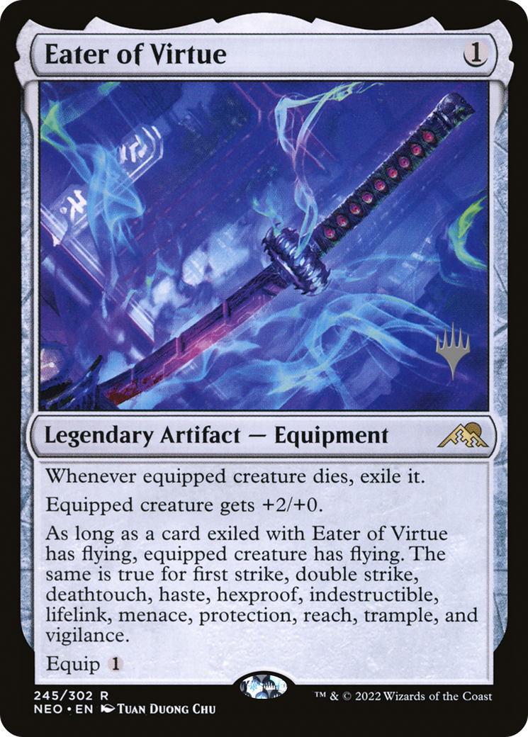 Eater of Virtue (Promo Pack) [Kamigawa: Neon Dynasty Promos]-1