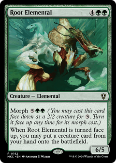 Root Elemental [Murders at Karlov Manor Commander]-1