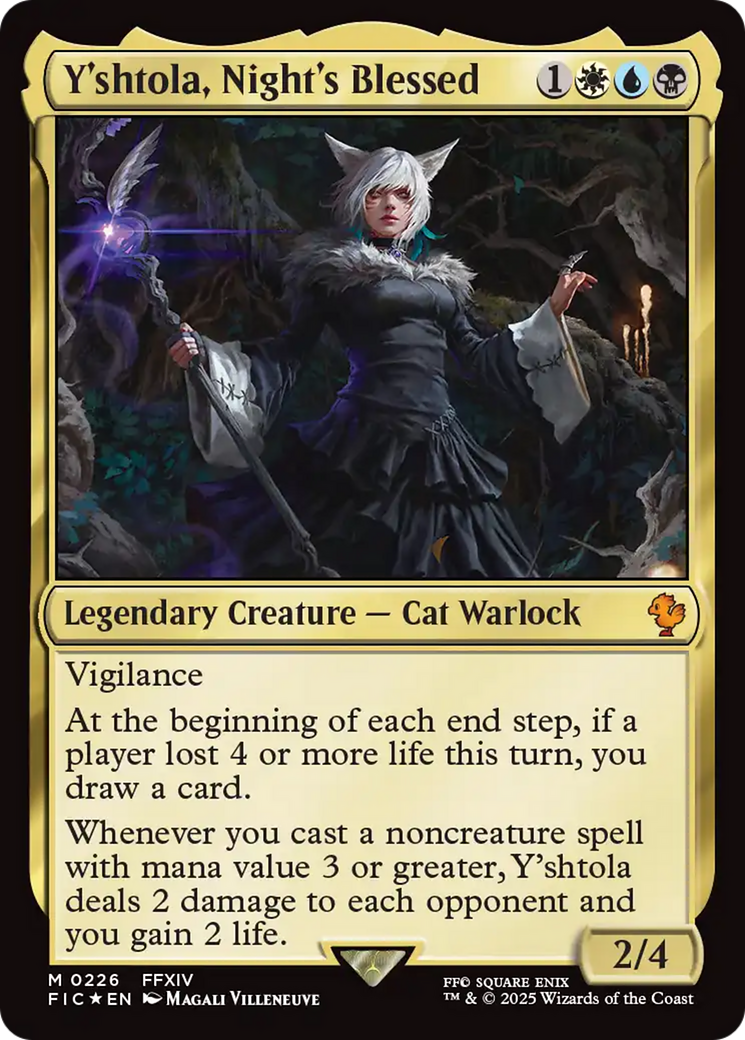 Y'shtola, Night's Blessed (Surge Foil) (FIC-226) - Commander: FINAL FANTASY Foil-1