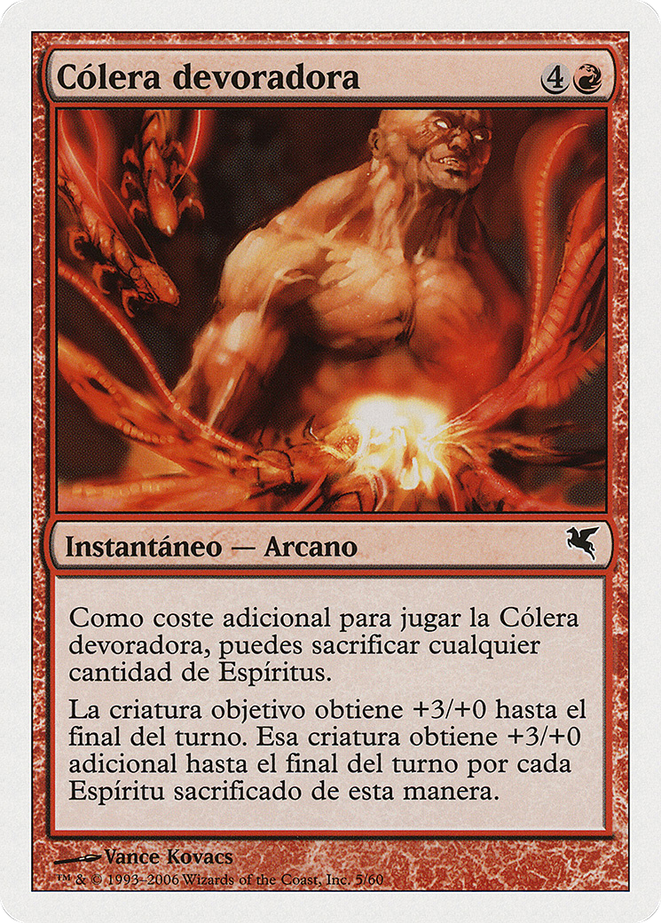 Devouring Rage (Spanish) - "Cólera devoradora" (PSAL-0C5) - Salvat 2005-1